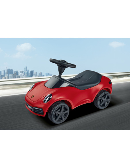 BIG Czerwony Jeździk Porsche 911 Klakson Ciche Koła