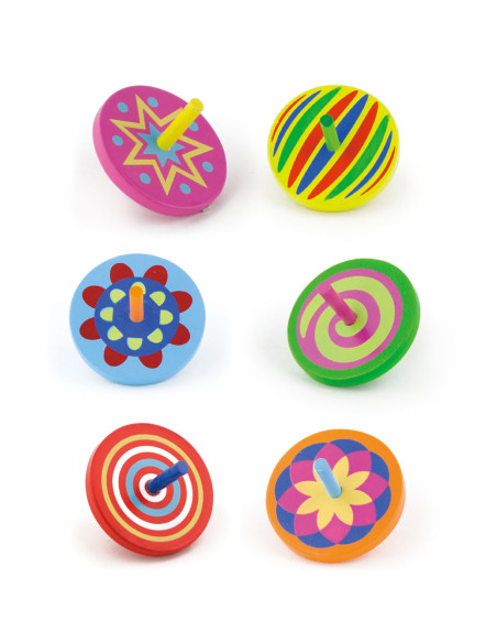 VIGA Kolorowy Bączek drewniany 1szt