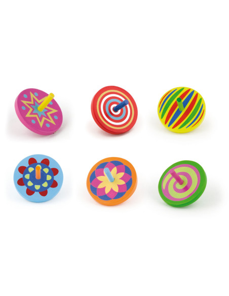 VIGA Kolorowy Bączek drewniany 1szt