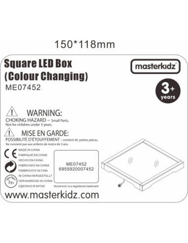 MASTERKIDZ Panel Świetlny LED Zmiana koloru
