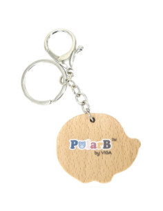 Viga PolarB Drewniany Breloczek Biały Miś Brelok 2