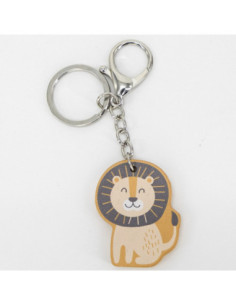 Viga PolarB Drewniany Breloczek Biały Miś Brelok 2