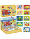 TOOKY TOY Układanka Edukacyjna Magnetyczne Pudełko dla Dzieci 80 el.