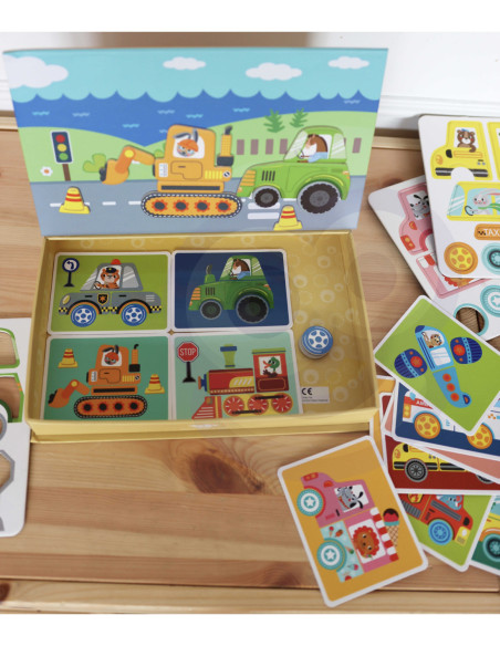 TOOKY TOY Układanka Edukacyjna Magnetyczne Pudełko dla Dzieci 80 el.