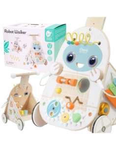 CLASSIC WORLD 4-in-1 Robot Walker for Children Xylophone Mirror Sorter