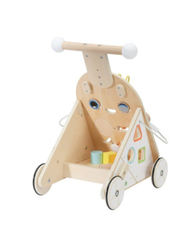 CLASSIC WORLD Chodzik Pchacz 4w1 Robot Walker dla Dzieci Ksylofon Lustro Sorter