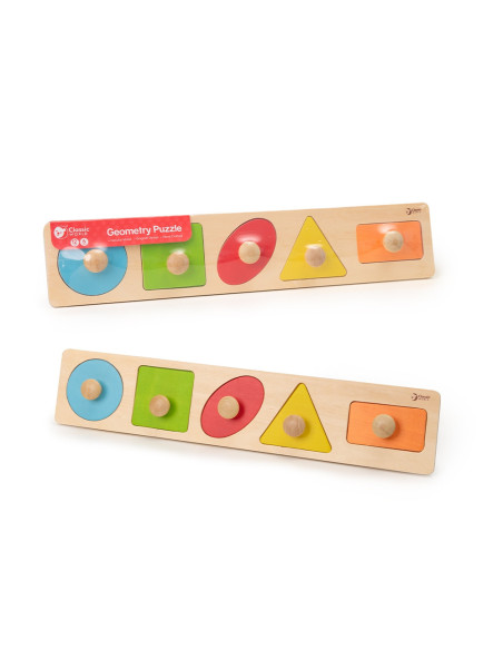 CLASSIC WORLD Układanka dla Dzieci Nauka Kształtów Figur Kolorów 7 el.