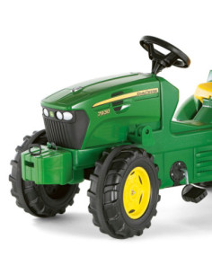 Rolly Toys John Deere Traktor na Pedały z Łyżką + Kamizelka Odblaskowa dla Dzieci Gratis 2