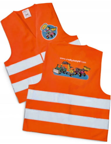 Rolly Toys John Deere Traktor na Pedały z Łyżką + Kamizelka Odblaskowa dla Dzieci Gratis