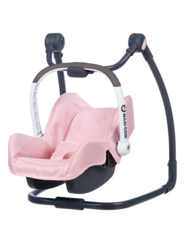 Smoby Krzesełko do karmienia Maxi Cosy Quinny 3w1 dla lalki Nosidełko Bujak