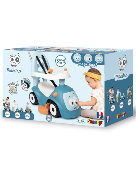 SMOBY Jeździk Maestro 4w1 Niebieski