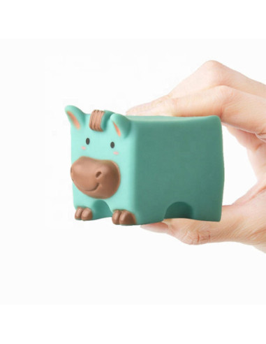 WOOPIE Klocki Sensoryczne Układanka Do Ściskania Dźwięk Zwierzątka 12 el.