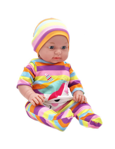 WOOPIE Ubranko dla Lalki Zestaw Pajacyk Body Jednorożec Czapeczka 43 cm