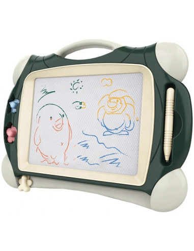 WOOPIE Znikopis Tablica Magnetyczna Kolorowa + 2 Stempelki