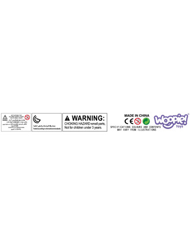 WOOPIE Znikopis Tablica Magnetyczna Kolorowa + 2 Stempelki