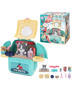 WOOPIE Pies Przenosny Zestaw Pielęgnacyjny 2w1 w Plecaku Transporter