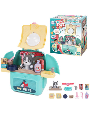 WOOPIE Pies Przenosny Zestaw Pielęgnacyjny 2w1 w Plecaku Transporter