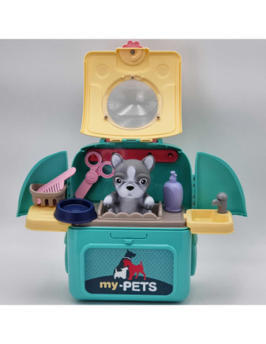 WOOPIE Pies Przenosny Zestaw Pielęgnacyjny 2w1 w Plecaku Transporter