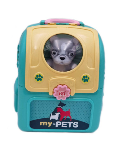 WOOPIE Pies Przenosny Zestaw Pielęgnacyjny 2w1 w Plecaku Transporter