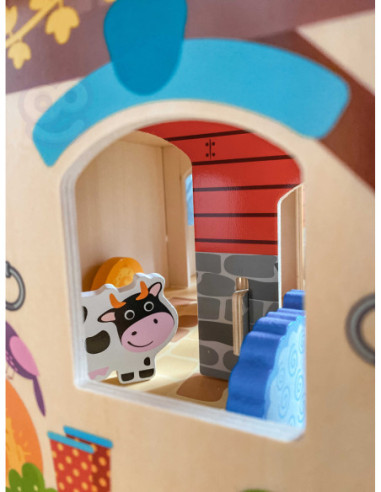 WOOPIE GREEN Mega Farma Figurki Zwierząt Stajnia Obora Kurnik 18 el.