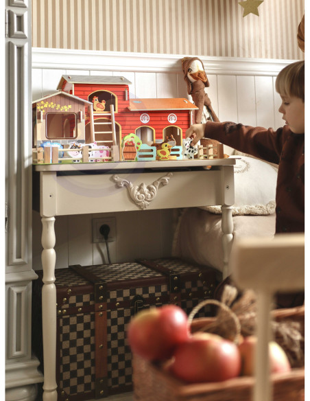 WOOPIE GREEN Mega Farma Figurki Zwierząt Stajnia Obora Kurnik 18 el.