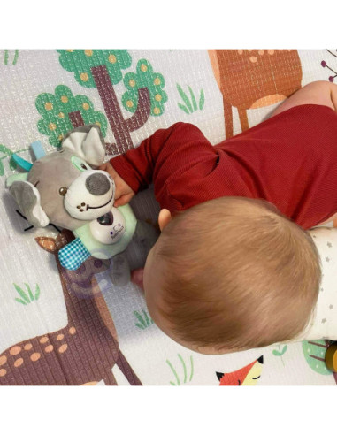 WOOPIE Interaktywny Pluszak Przytulanka dla Niemowląt Światło Dźwięk Piesek Usypiacz