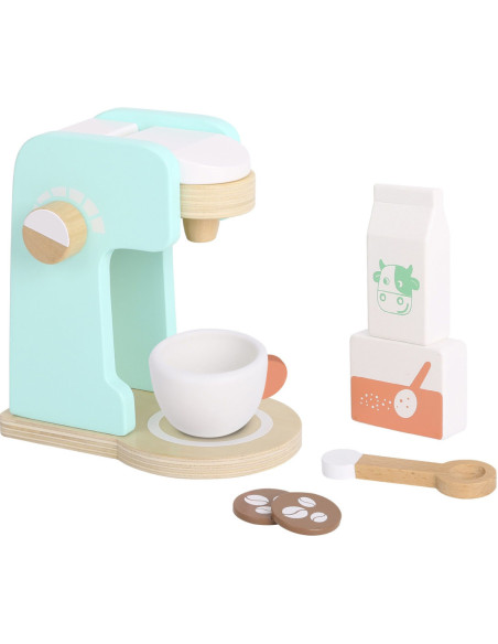 TOOKY TOY Drewniany Ekspres do Kawy dla Dzieci + Akcesoria