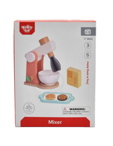 TOOKY TOY Drewniany Ekspres do Kawy dla Dzieci + Akcesoria