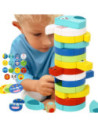 TOOKY TOY Jenga Zwierzęta Gra Zręcznościowa