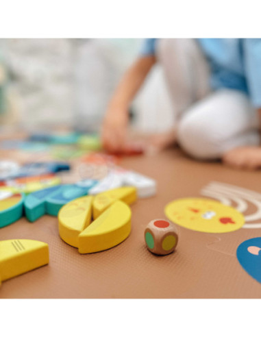 TOOKY TOY Jenga Zwierzęta Gra Zręcznościowa