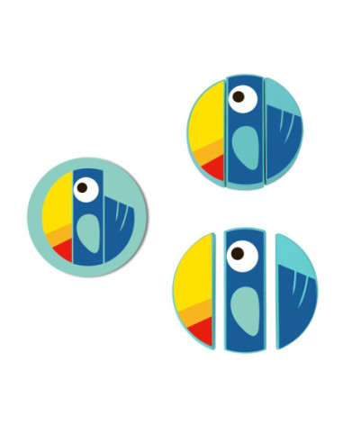 TOOKY TOY Jenga Zwierzęta Gra Zręcznościowa