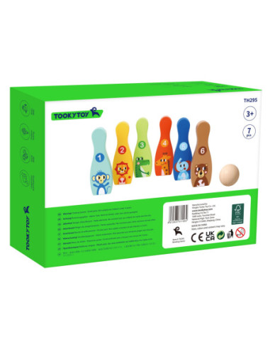 WOOPIE Kręgle dla Dzieci  6 szt. + 2 Piłki