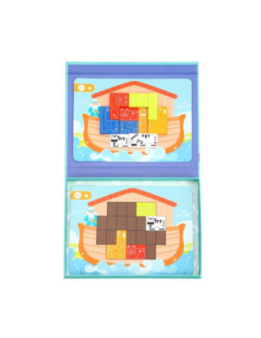 TOOKY TOY Układanka Logiczna Puzzle Tetris Arka Noego 26 el.