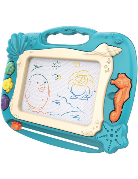 WOOPIE Znikopis Tablica Magnetyczna Kolorowa Stempelki Motyw Oceanu