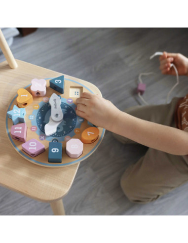 VIGA PolarB Sorter Kształtów Zegar nawlekanka