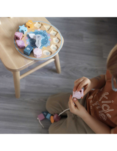 VIGA PolarB Sorter Kształtów Zegar nawlekanka