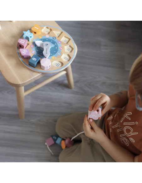 VIGA PolarB Sorter Kształtów Zegar nawlekanka