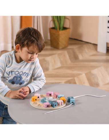 VIGA PolarB Sorter Kształtów Zegar nawlekanka