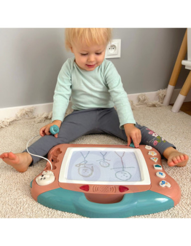 Znikopis Interaktywna Tablica Magnetyczna Tablet Graficzny Muzyka Swiatło