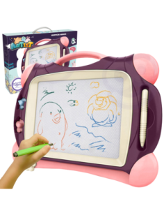 WOOPIE Magnetic Color Marker Board + 2 Purple Stamps