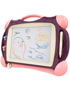 Znikopis Tablica Magnetyczna Kolorowa + 2 Stempelki Zielony 2