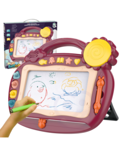 WOOPIE Znikopis Tablica Magnetyczna Kolorowa Stempelki