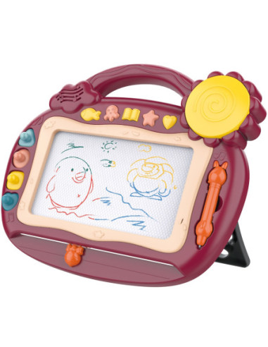 WOOPIE Znikopis Tablica Magnetyczna Kolorowa Stempelki