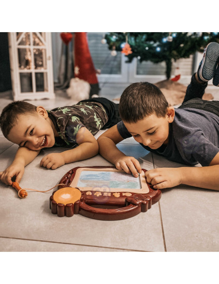 WOOPIE Znikopis Tablica Magnetyczna Kolorowa Stempelki