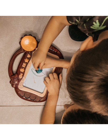 WOOPIE Znikopis Tablica Magnetyczna Kolorowa Stempelki