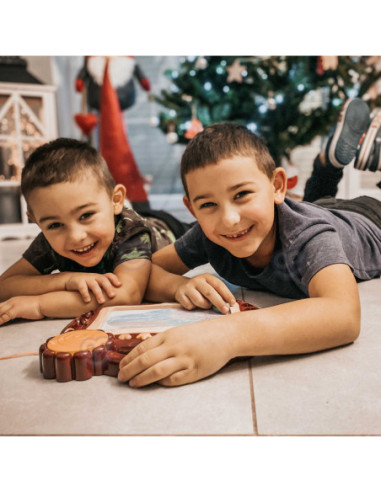 WOOPIE Znikopis Tablica Magnetyczna Kolorowa Stempelki