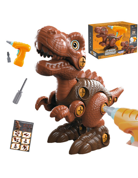 WOOPIE Dinozaur do Skręcania Zestaw Konstrukcyjny + Wiertarka 31 el.