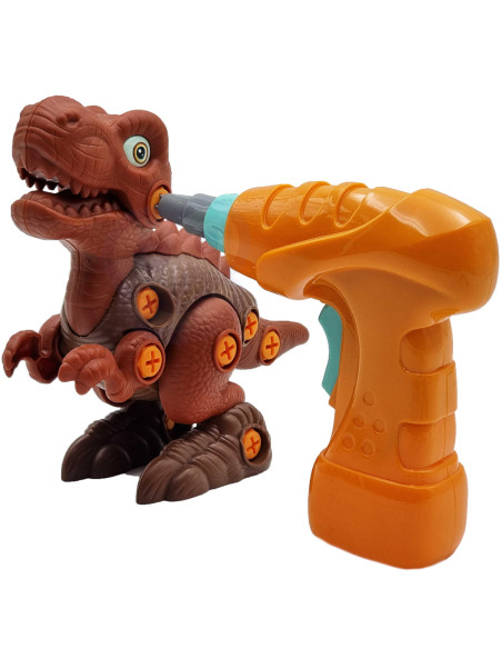 WOOPIE Dinozaur do Skręcania Zestaw Konstrukcyjny + Wiertarka 31 el.