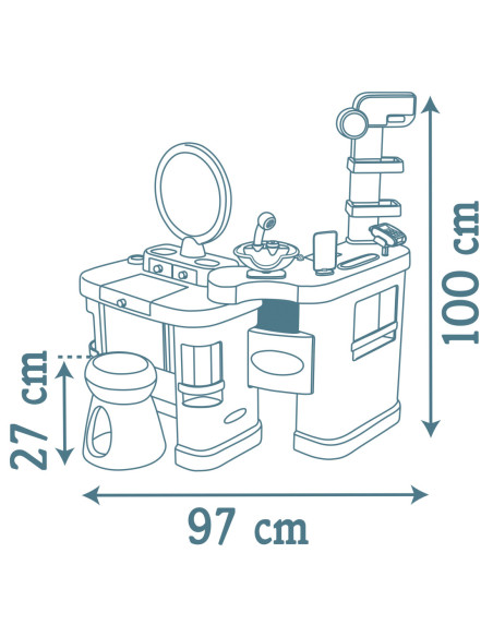 SMOBY Centrum Beauty Me Beauty Salon Urody Kosmetyczny Fryzjerski