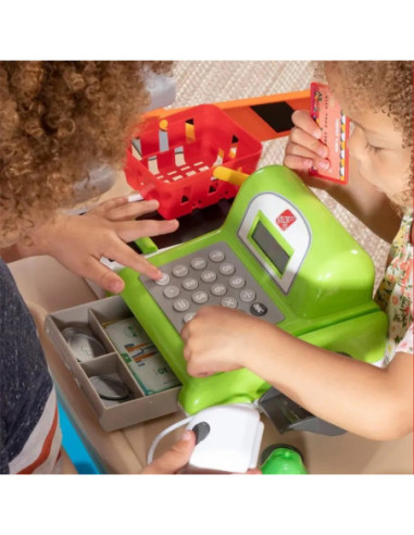 STEP2 Rynek Stragan Stoisko dla Dzieci Kasa Fiskalna Dystrybutor Parasol